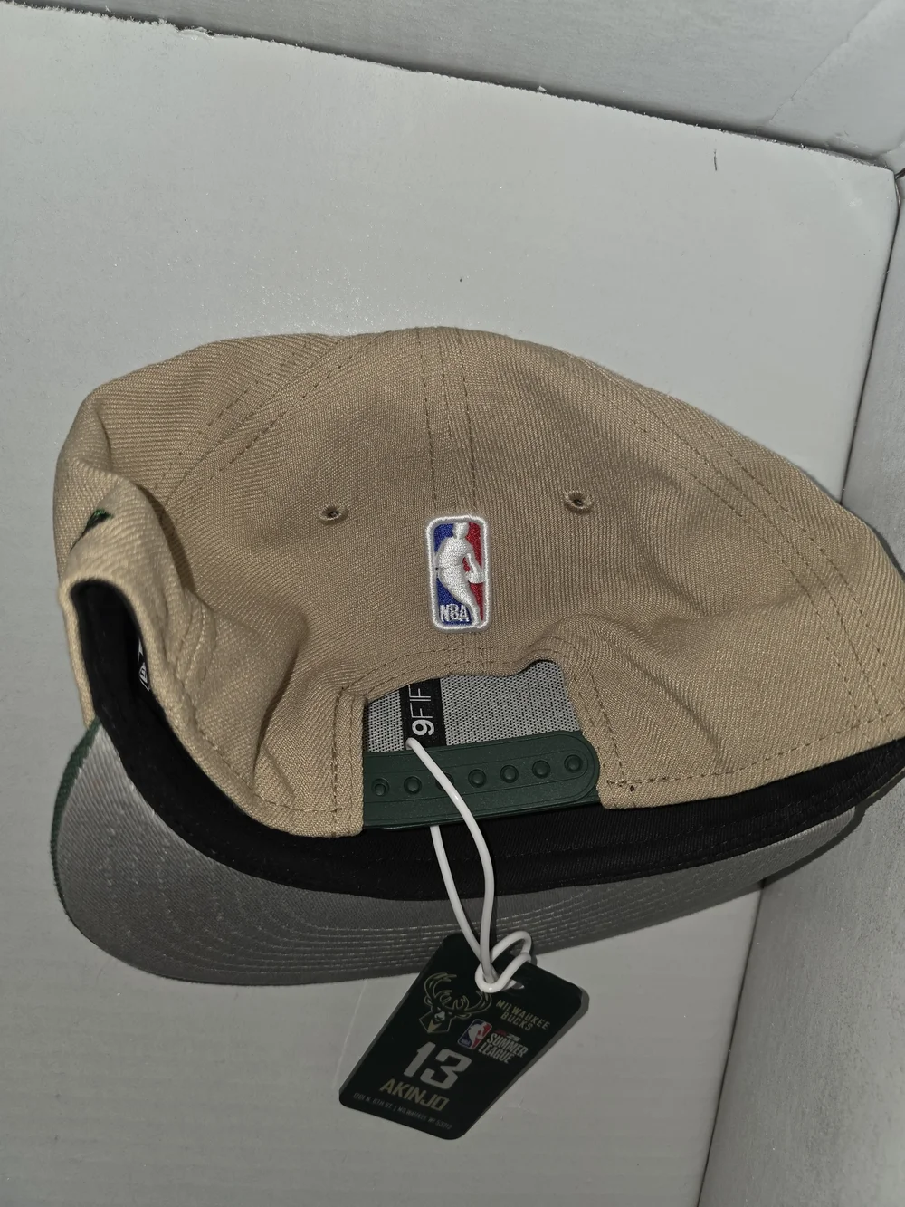 Milwaukee Bucks New Era 9FIFTY Snapback Hat M/L NBA 2K25 Summer League + Wristba